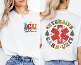 ICU Nurse Christmas Shirt, Intensive Care Unit Shirt, ER Nurse Sweatshirt